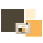 LITTLE BEE FRESH - Bio-Bienenwachstücher Starter-Set (“L/M/S”) – Leinen-Edition – orange braun