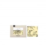 LITTLE BEE FRESH - Organic beeswax cloth "S" (15 x 15 cm) - flower meadow black and white