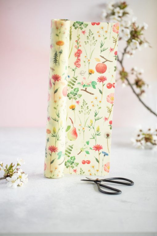 LITTLE BEE FRESH - Organic bee wax cloth roll - meadow orchard - Image 4