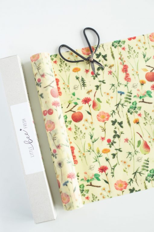 LITTLE BEE FRESH - Organic bee wax cloth roll - meadow orchard - Image 2