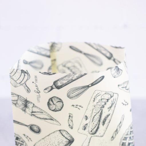 LITTLE BEE FRESH - XL bag made from organic beeswax - Bread - Image 3