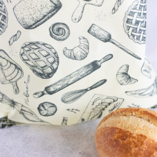 LITTLE BEE FRESH - XL bag made from organic beeswax - Bread - Image 2