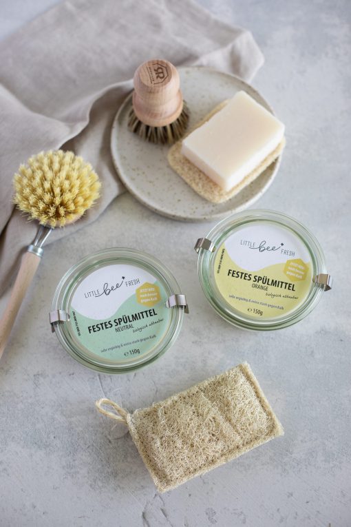 LITTLE BEE FRESH - Solid dishwashing liquid in a jar - Neutral - Image 2