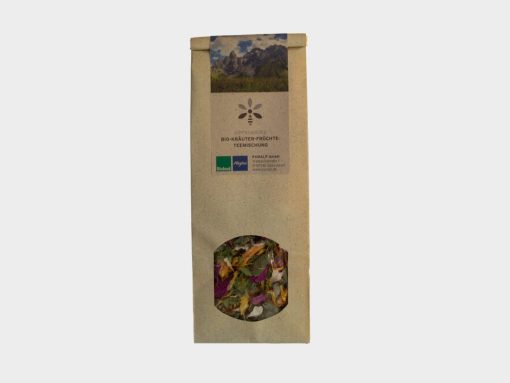 PURALP - "Gipfelgrüeß" organic herbal fruit tea blend