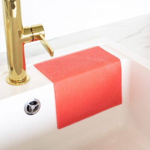 Natural sponge cloth - red