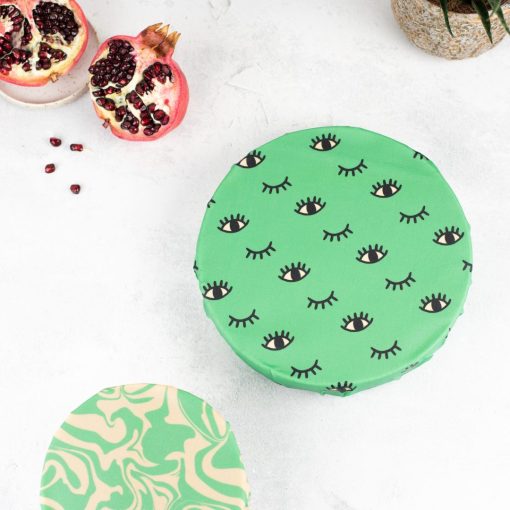 LITTLE BEE FRESH - Bio-Bienenwachstücher 2er-Set – Swirly Eye – Bild 7