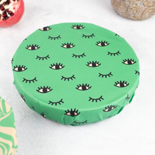 LITTLE BEE FRESH - Bio-Bienenwachstücher 2er-Set – Swirly Eye – Bild 9
