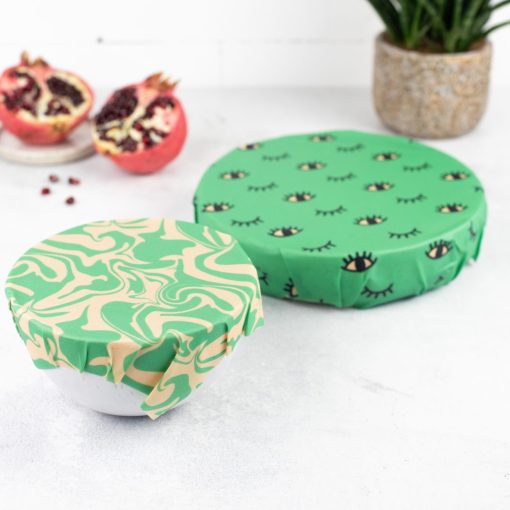 LITTLE BEE FRESH - Bio-Bienenwachstücher 2er-Set – Swirly Eye – Bild 10