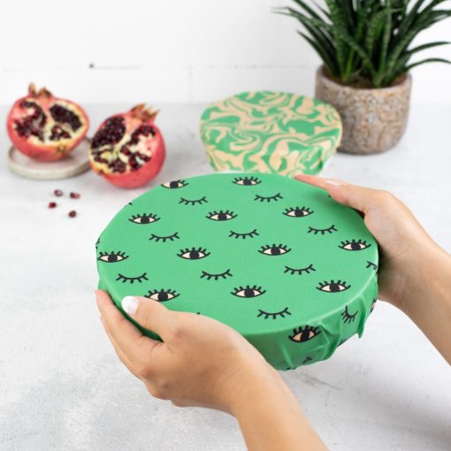 LITTLE BEE FRESH - Bio-Bienenwachstücher 2er-Set – Swirly Eye – Bild 6