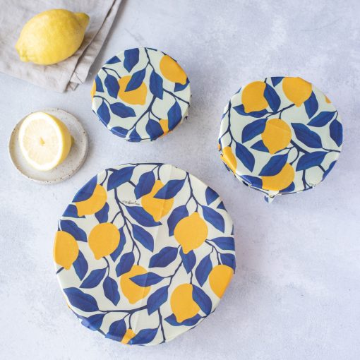 LITTLE BEE FRESH - Bio-Bienenwachstücher Starter-Set (“L/M/S”) –  Amalfi
